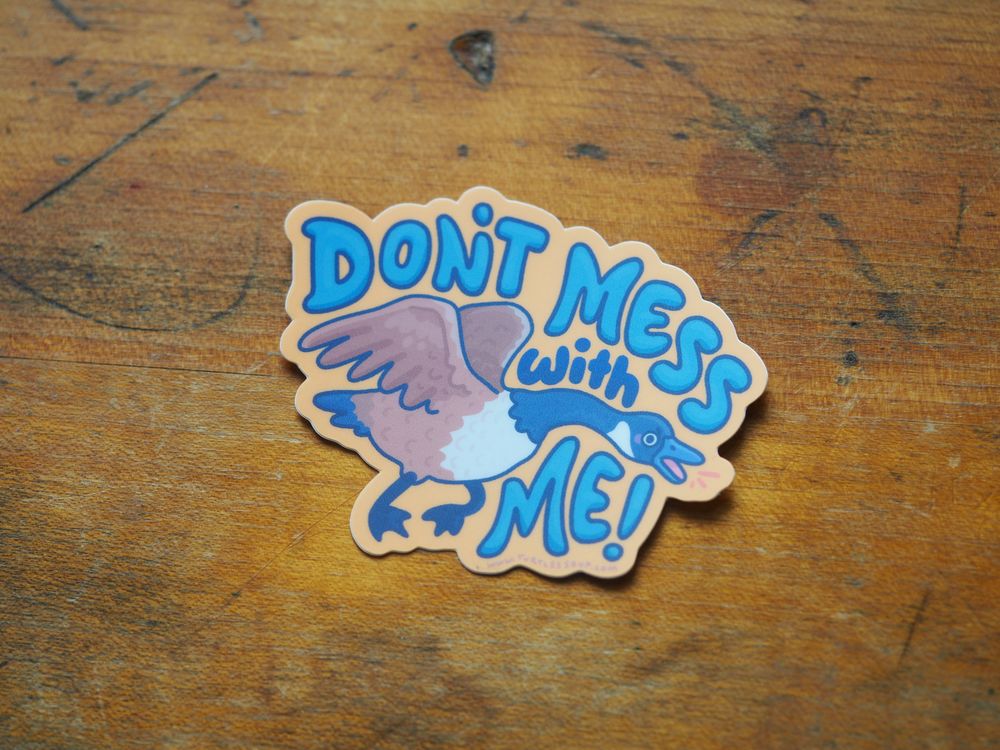 Turtle's Soup - Vinyl Sticker - Don't Mess with Me!