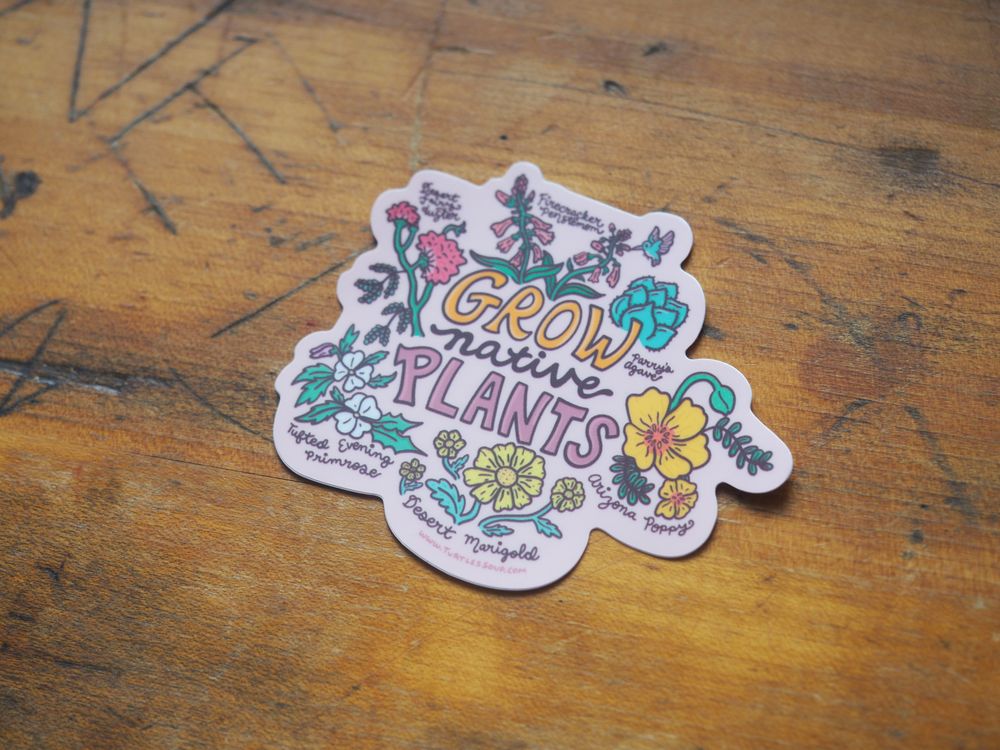 Turtle's Soup - Vinyl Sticker - Grow Native Plants