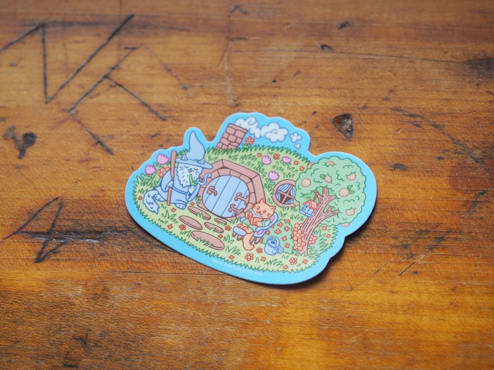 Turtle's Soup - Vinyl Sticker - Kitty Burrow