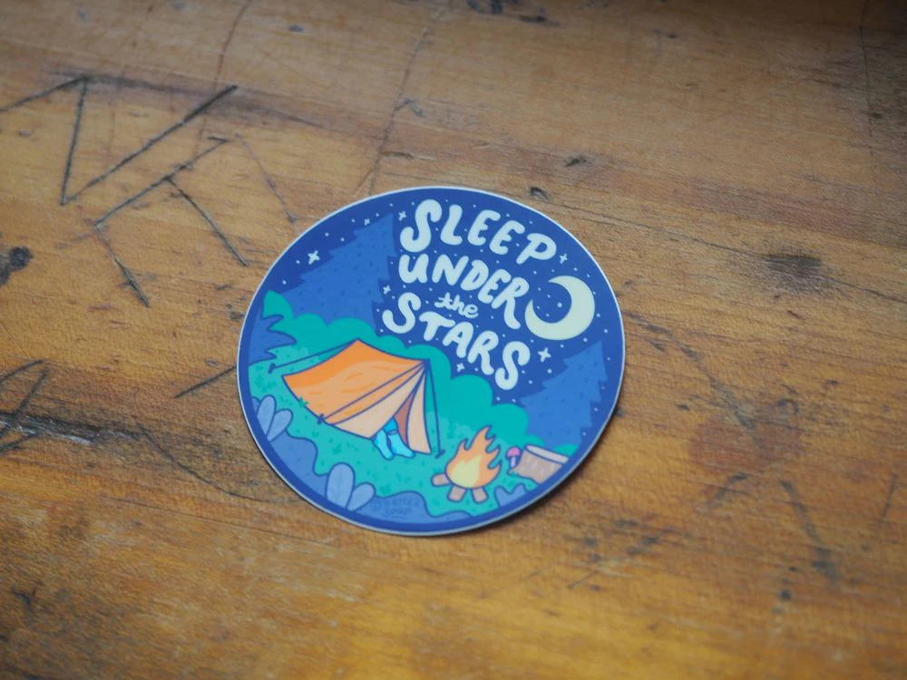 Turtle's Soup - Vinyl Sticker - Sleep Under the Stars