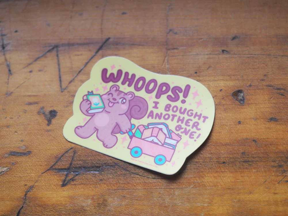 Turtle's Soup - Vinyl Sticker - Whoops, Another Book!