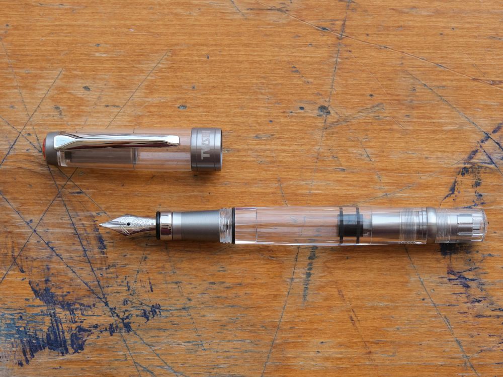 TWSBI Diamond 580 ALR Fountain Pen - Nickel Grey - Image 2