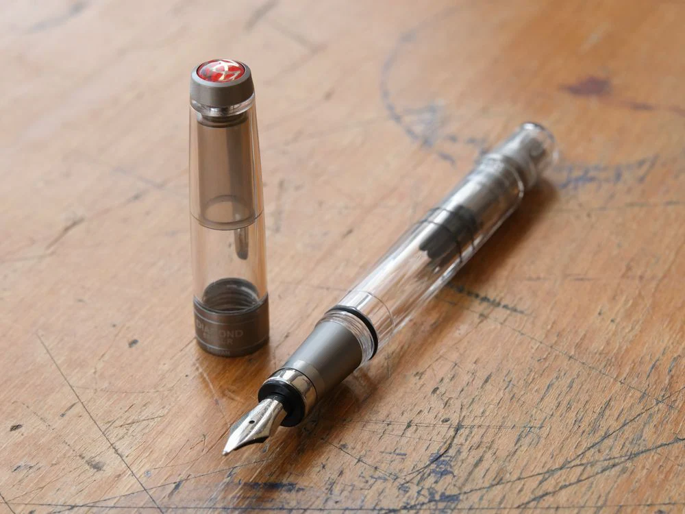 TWSBI Diamond 580 ALR Fountain Pen - Nickel Grey - Image 3
