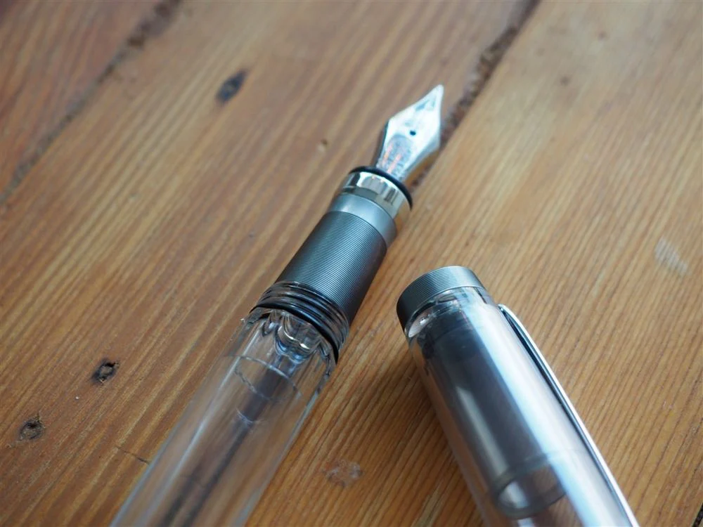 TWSBI Diamond 580 ALR Fountain Pen - Nickel Grey - Image 8