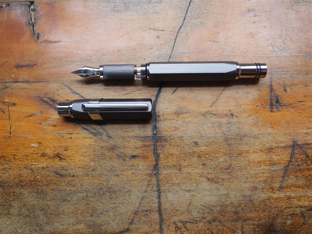 TWSBI Precision Fountain Pen - Gunmetal - Image 2