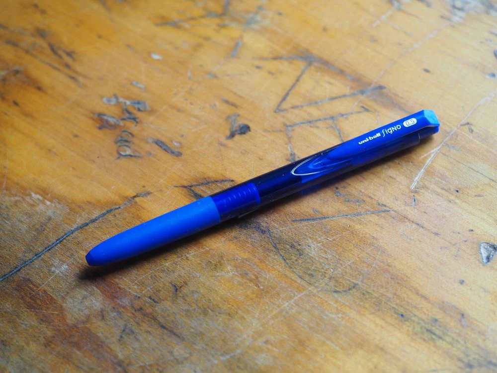 Uni-ball Signo Knock Gel Pen - 0.5mm - Blue