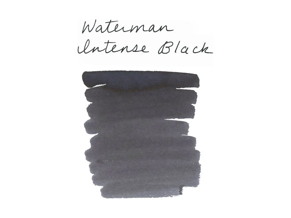 Waterman Fountain Pen Ink (50mL) - Intense Black - Image 2