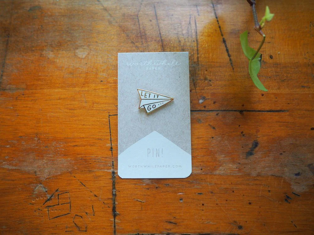 Worthwhile Paper - Enamel Pin - Let It Go