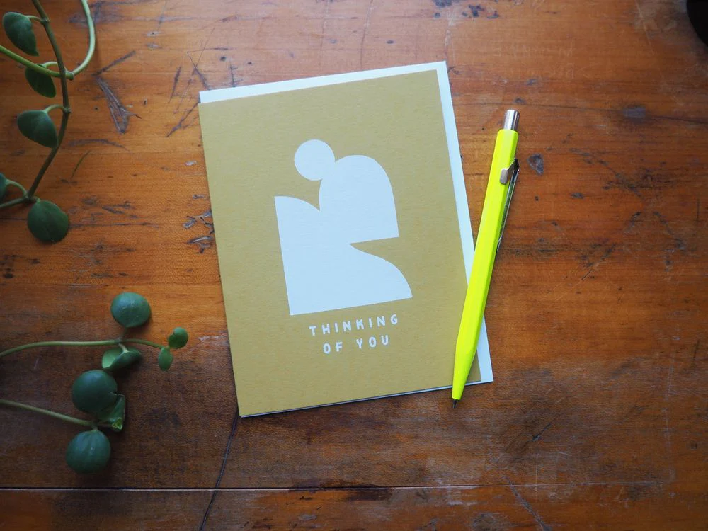 Worthwhile Paper - Card - Thinking of You Silhouette
