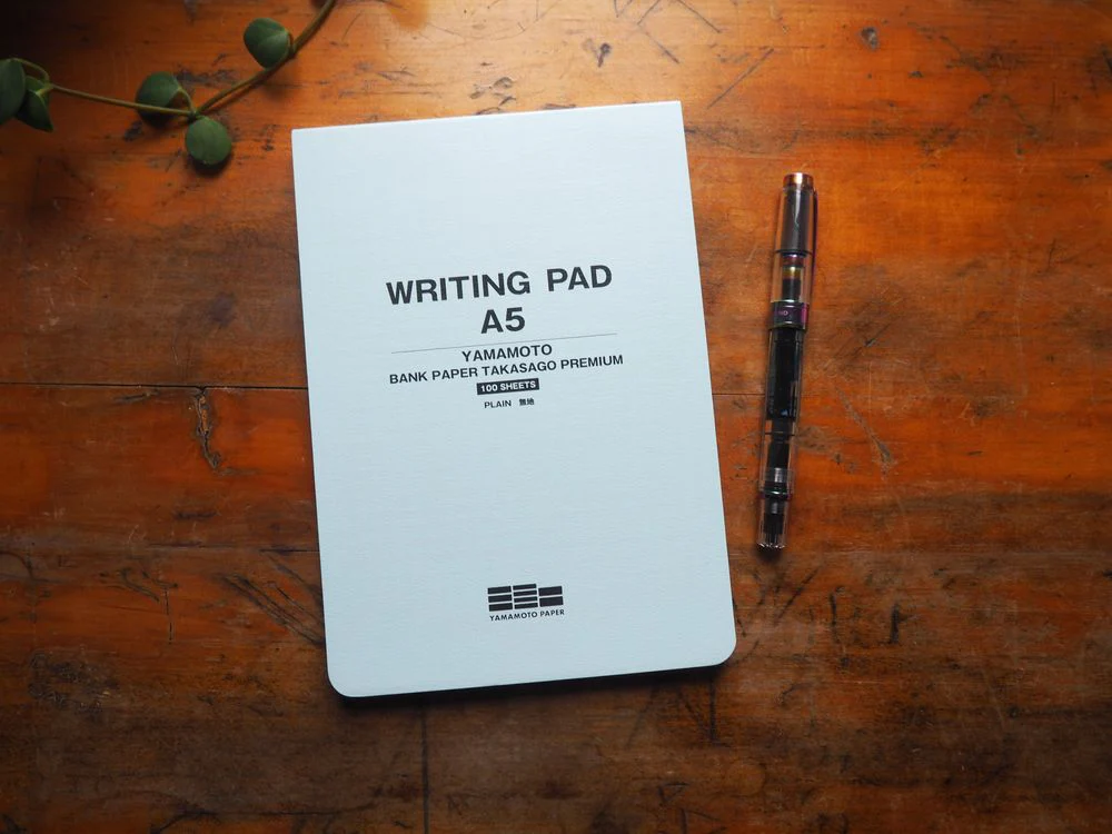Yamamoto Writing Pad A5 - Bank Paper Takasago Premium