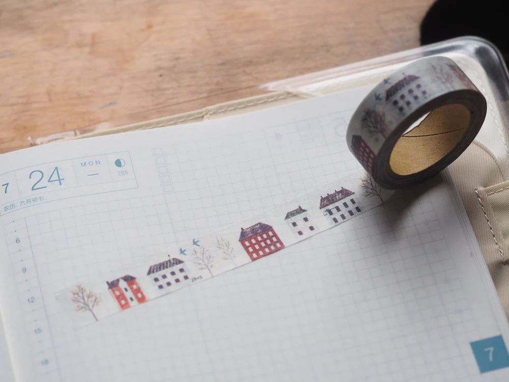 Yohaku Washi Tape - Itsukano Machikado (Y-094)