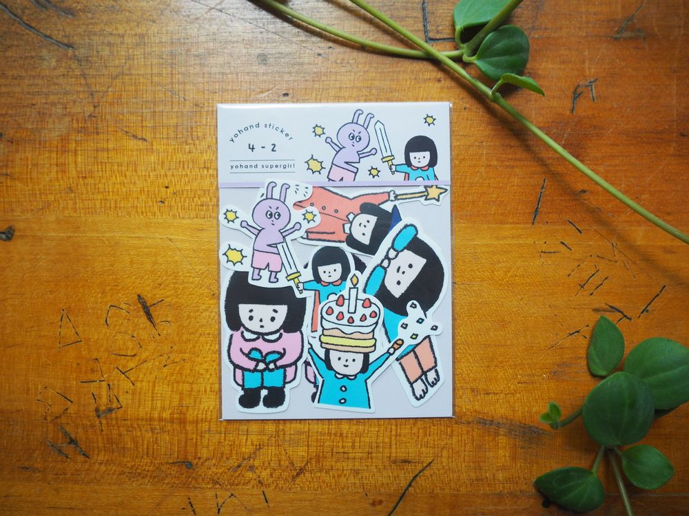 Yohand Studio - Medium Sticker Set - 4-2 - Yohand Supergirl