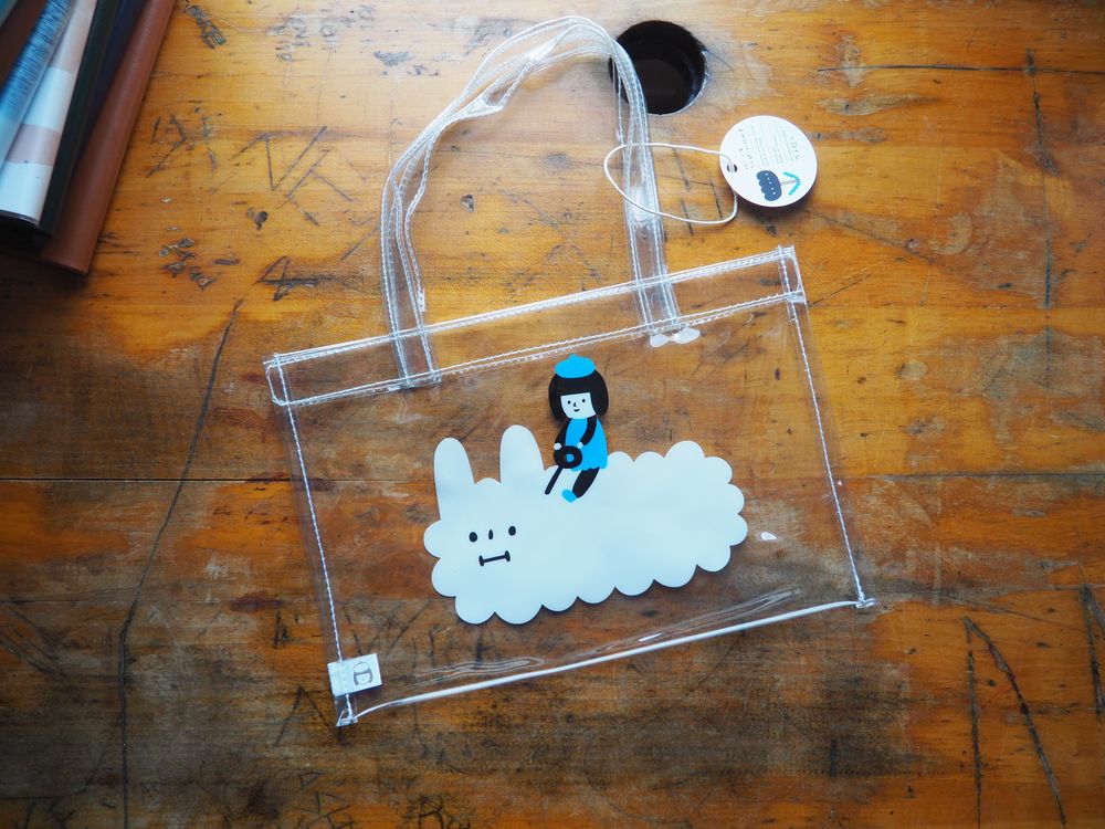 Yohand Studio - Transparent PVC Bag - Yohand and Dog Cloud