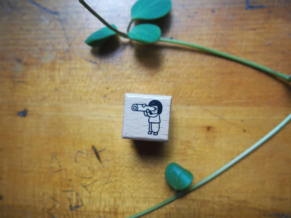 Yohand Studio - Wooden Stamp - Telescope