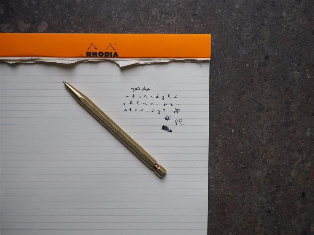 YSTUDIO Classic Revolve Ballpoint Pen (Spring) - Brass - Image 3