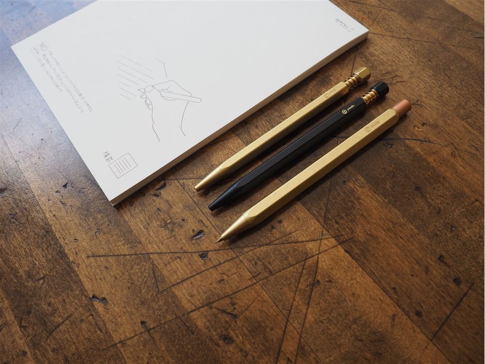 YSTUDIO Classic Revolve Ballpoint Pen (Spring) - Brass - Image 4