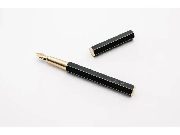 YSTUDIO Classic Revolve Fountain Pen - Black - Image 5