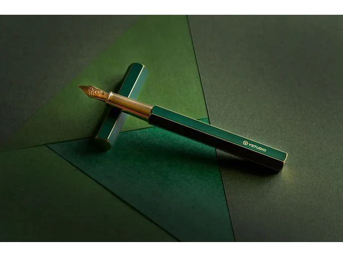 YSTUDIO Classic Revolve Fountain Pen - Green - Image 7