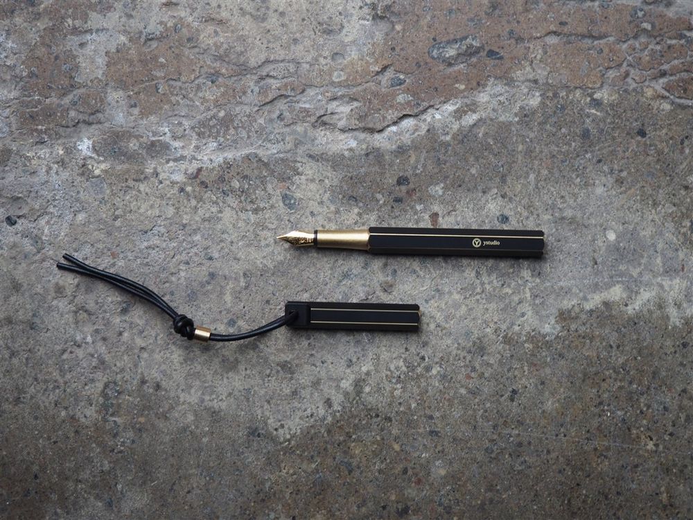 YSTUDIO Classic Revolve Portable Fountain Pen - Black