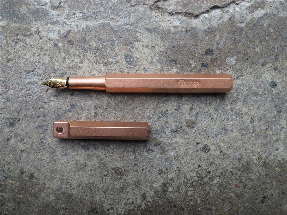 YSTUDIO Classic Revolve Portable Fountain Pen - Copper