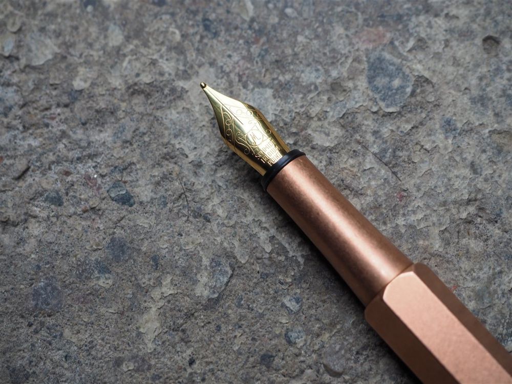 YSTUDIO Classic Revolve Portable Fountain Pen - Copper - Image 2