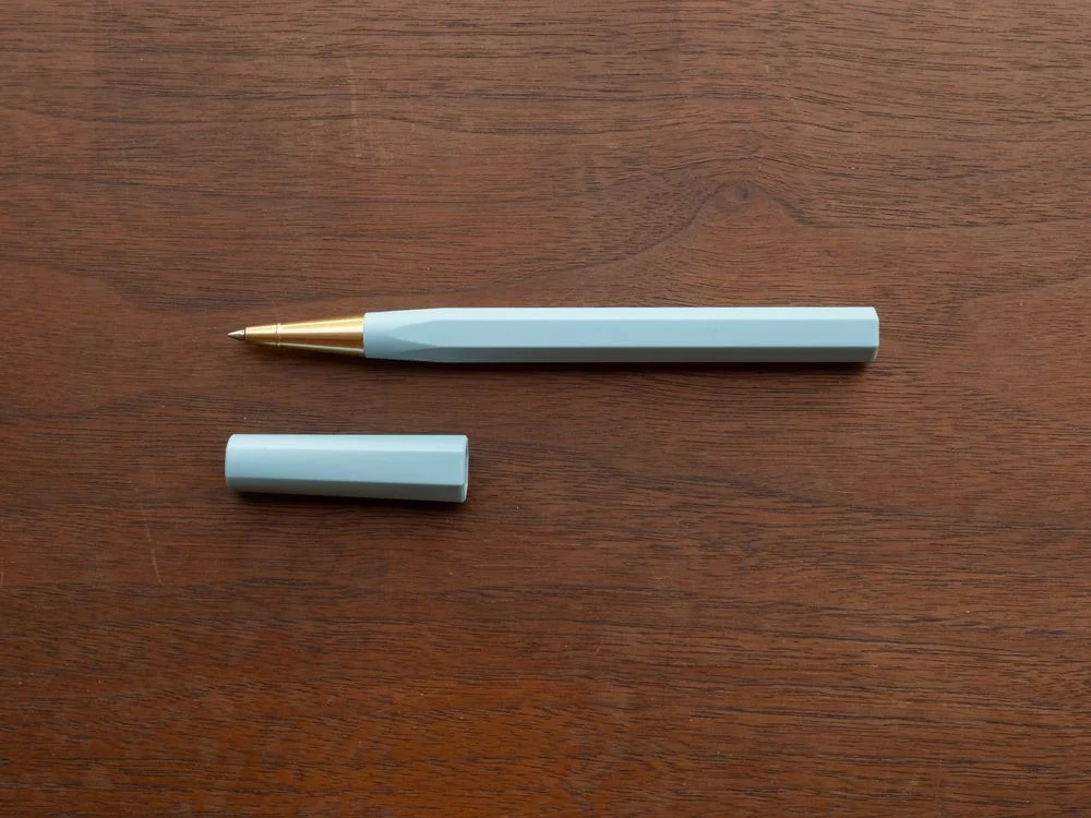 YSTUDIO Glamour Evolve - Ocean Sustainable Rollerball Pen - Sky Blue - Image 2