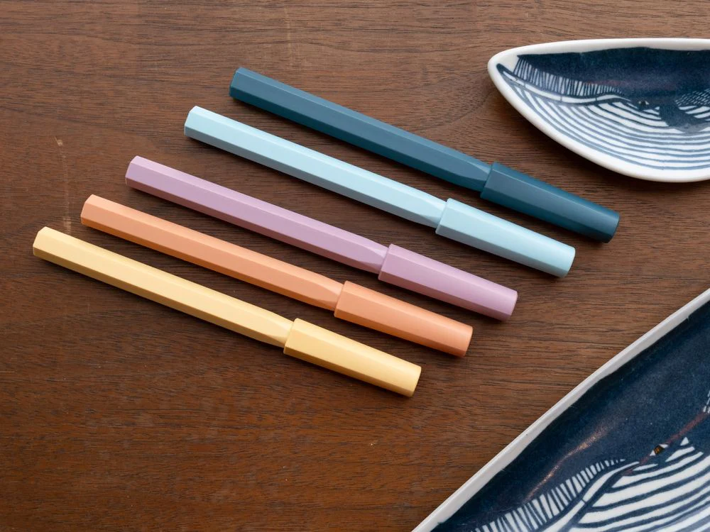 YSTUDIO Glamour Evolve - Ocean Sustainable Rollerball Pen - Sky Blue - Image 4