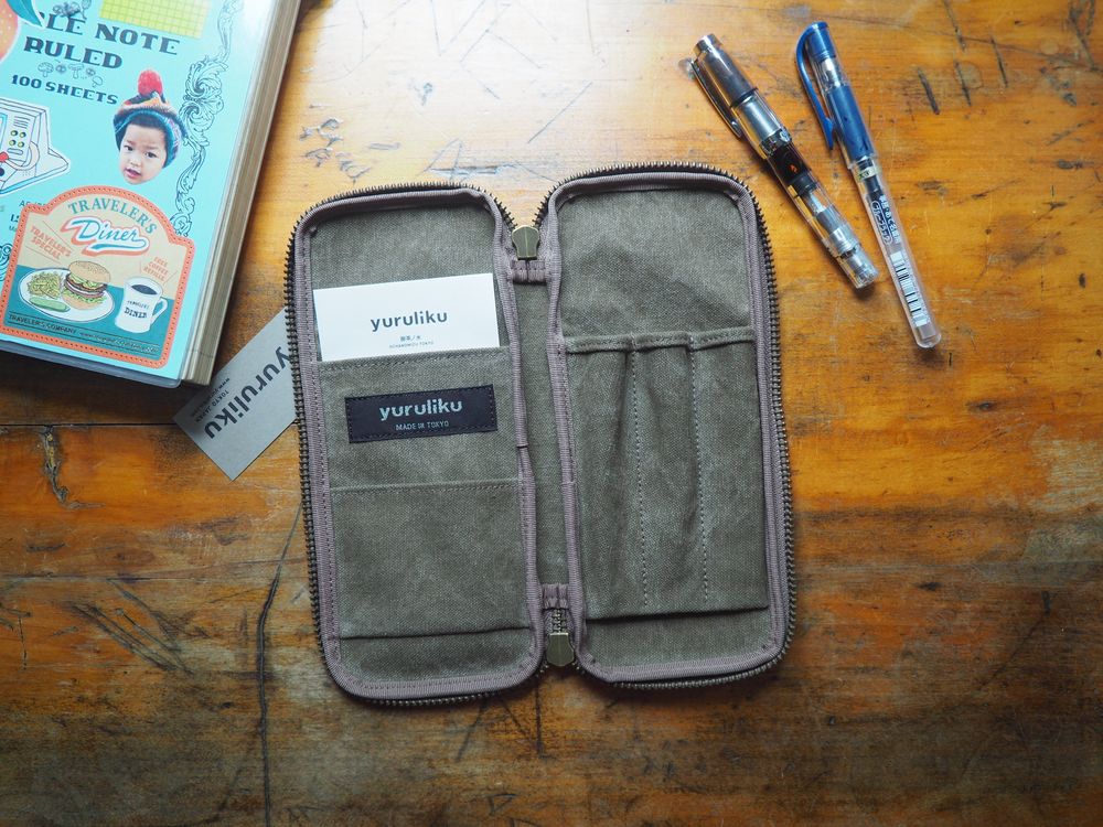 Yuruliku - FLAT tool case 3 pens - Brown - Image 2