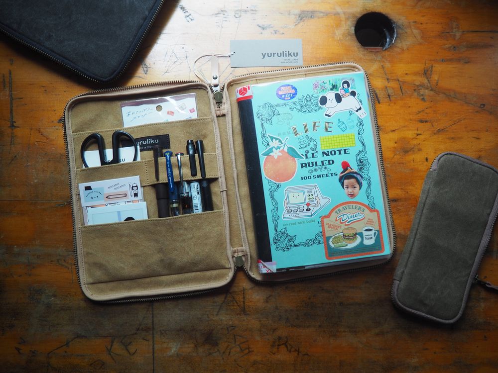 Yuruliku - FLAT tool case A5 - Beige - Image 3