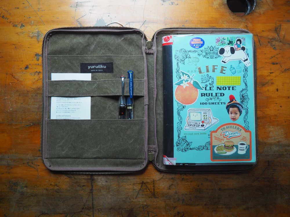 Yuruliku - FLAT tool case A5 - Brown - Image 3