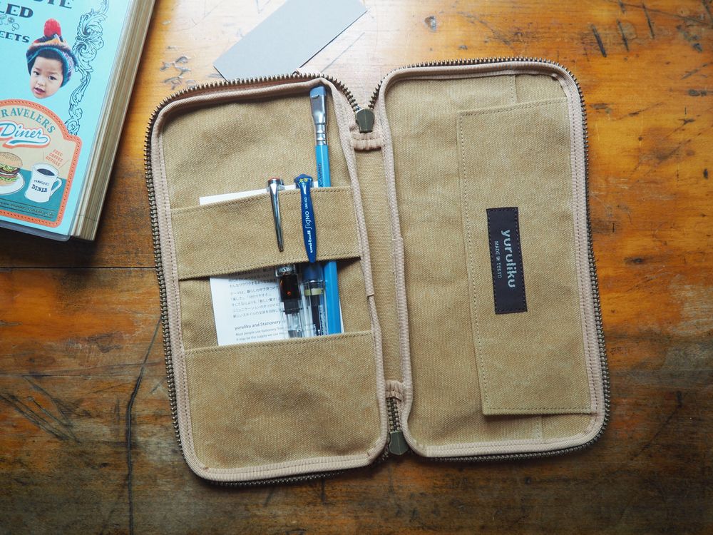 Yuruliku - FLAT tool case Pen - Beige - Image 3