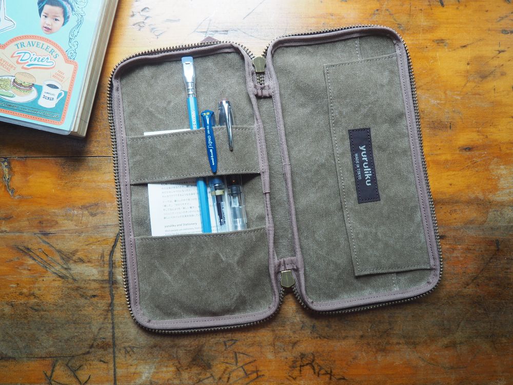 Yuruliku - FLAT tool case Pen - Brown - Image 3