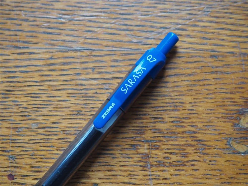 Zebra Sarasa Retractable Gel Pen - 0.7mm - Cobalt - Image 2